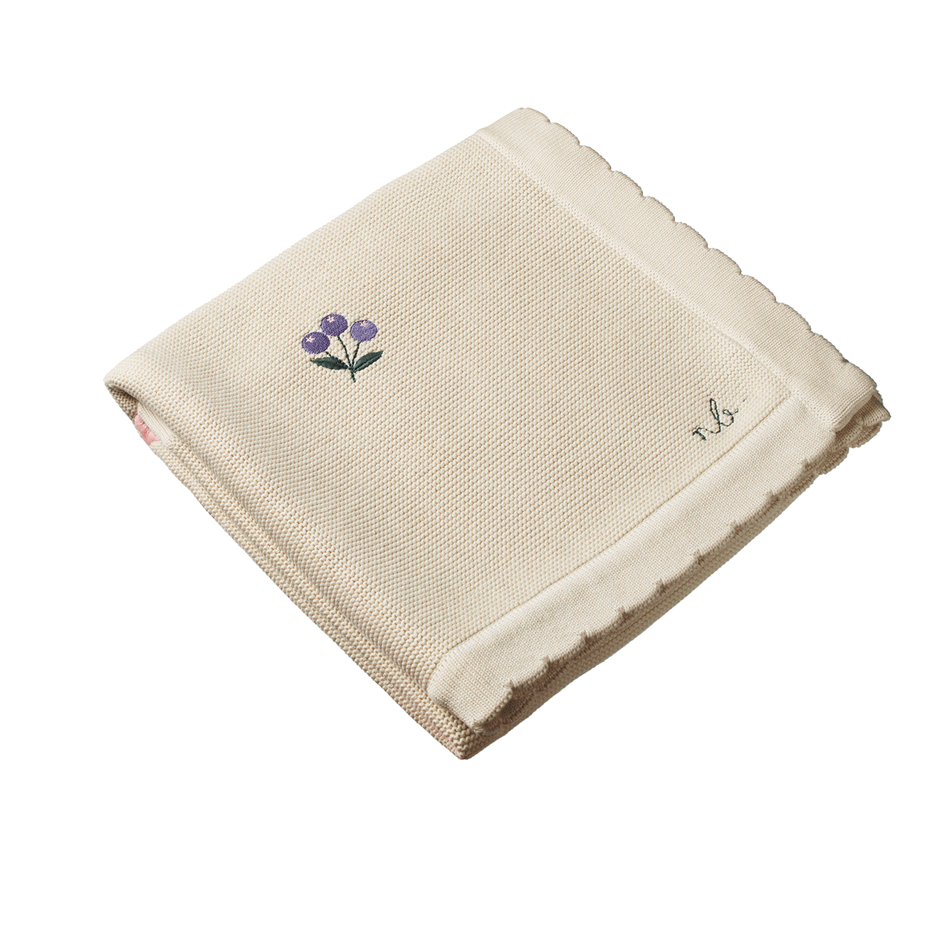 Nature Baby Fern Blanket Berry Garden