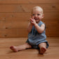Nature Baby Cedar Suit Muslin Blue Whale Print