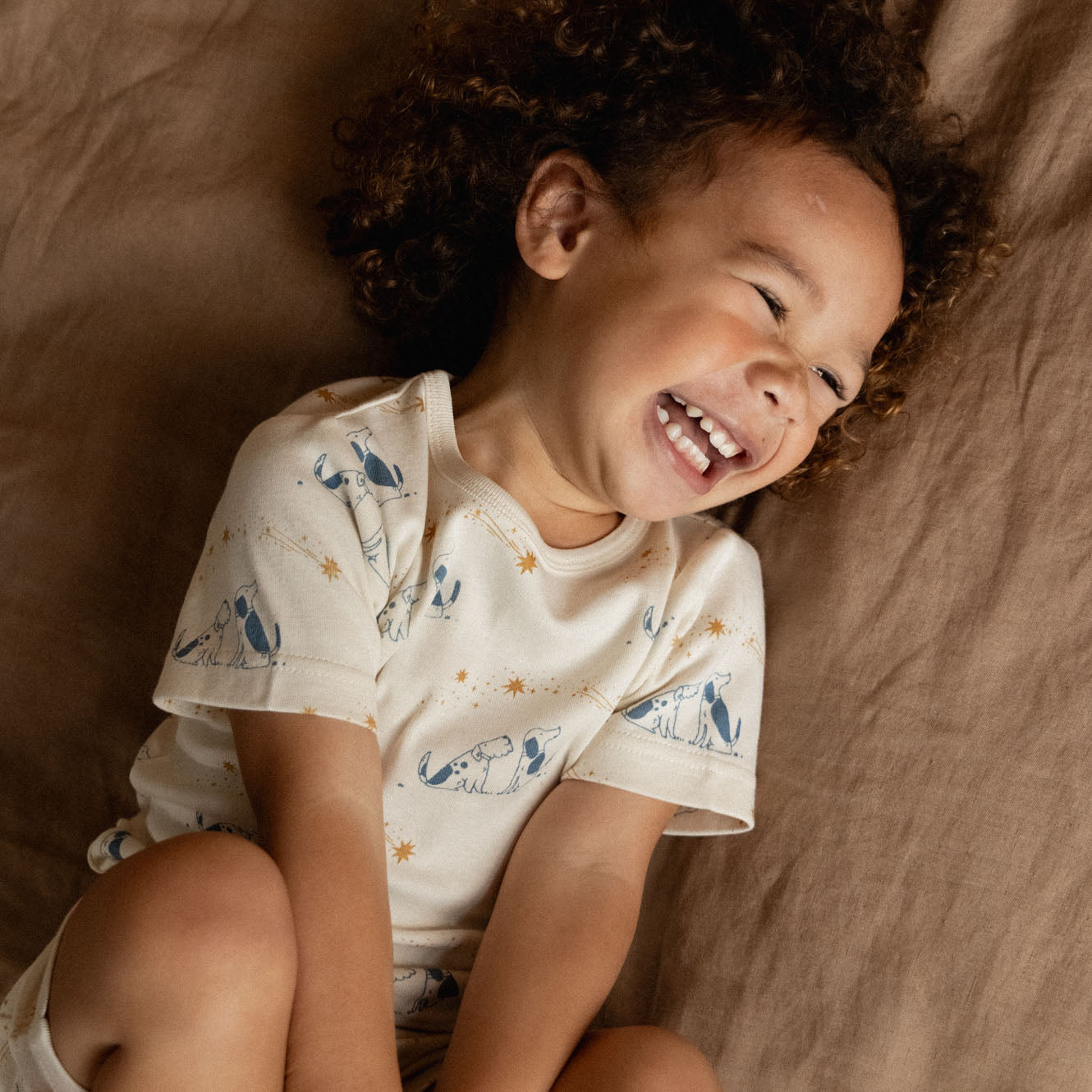 Nature Baby Shortie Pyjama Set Dog Dream Print