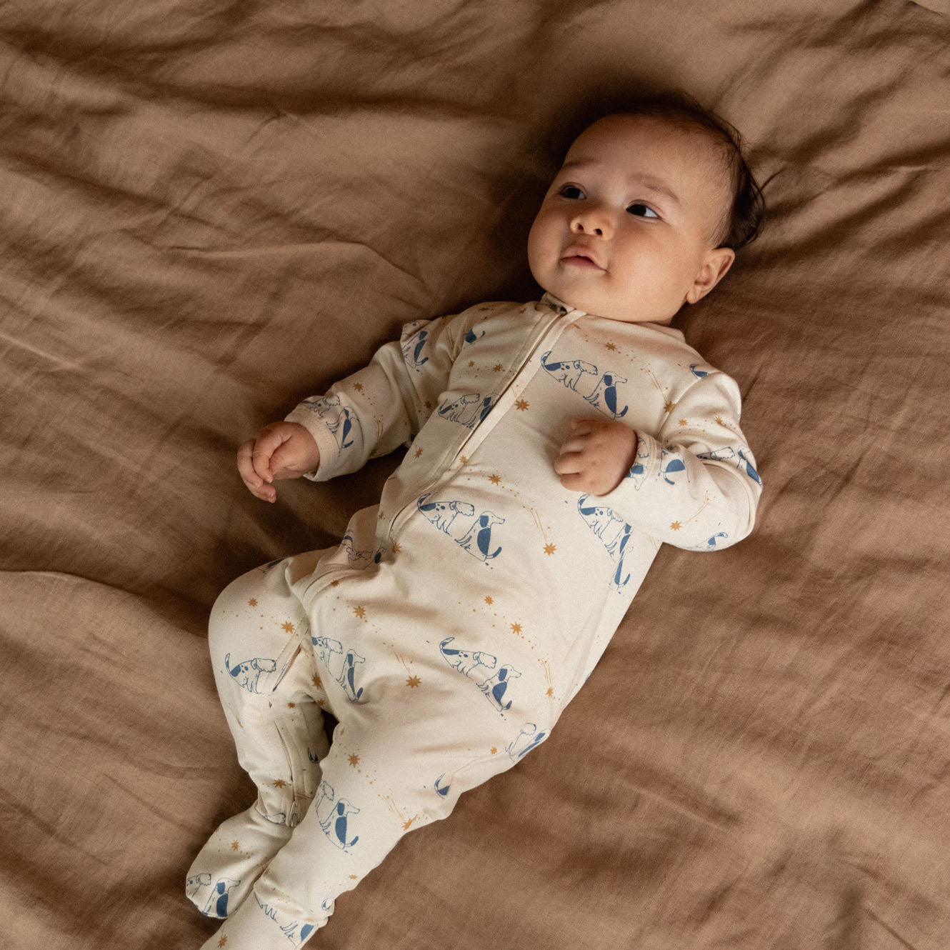 Nature Baby Dreamlands Suit Dog Dream Print
