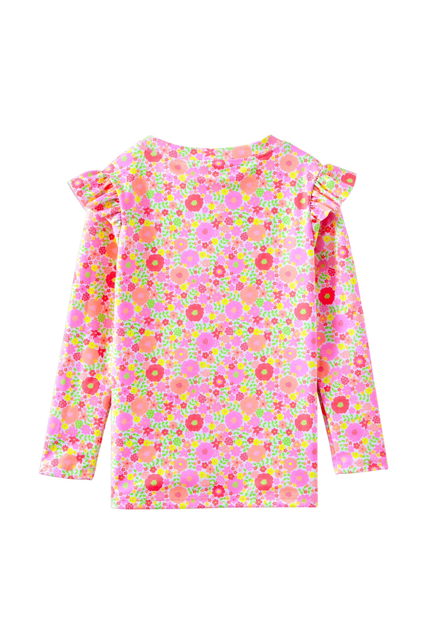Milky Neon Bloom Rash Vest