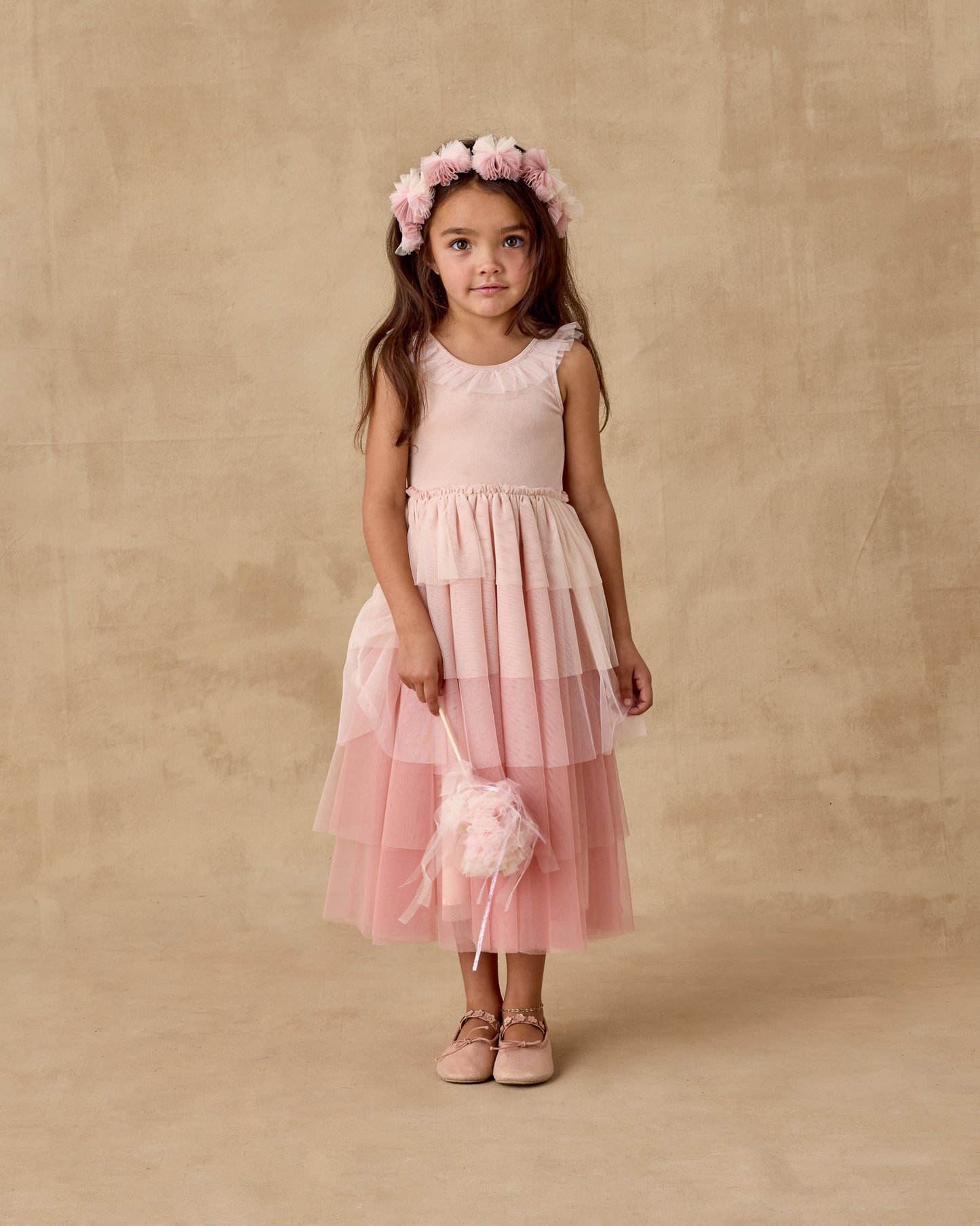 Noralee Pixie Dress Pink Ombre Antique
