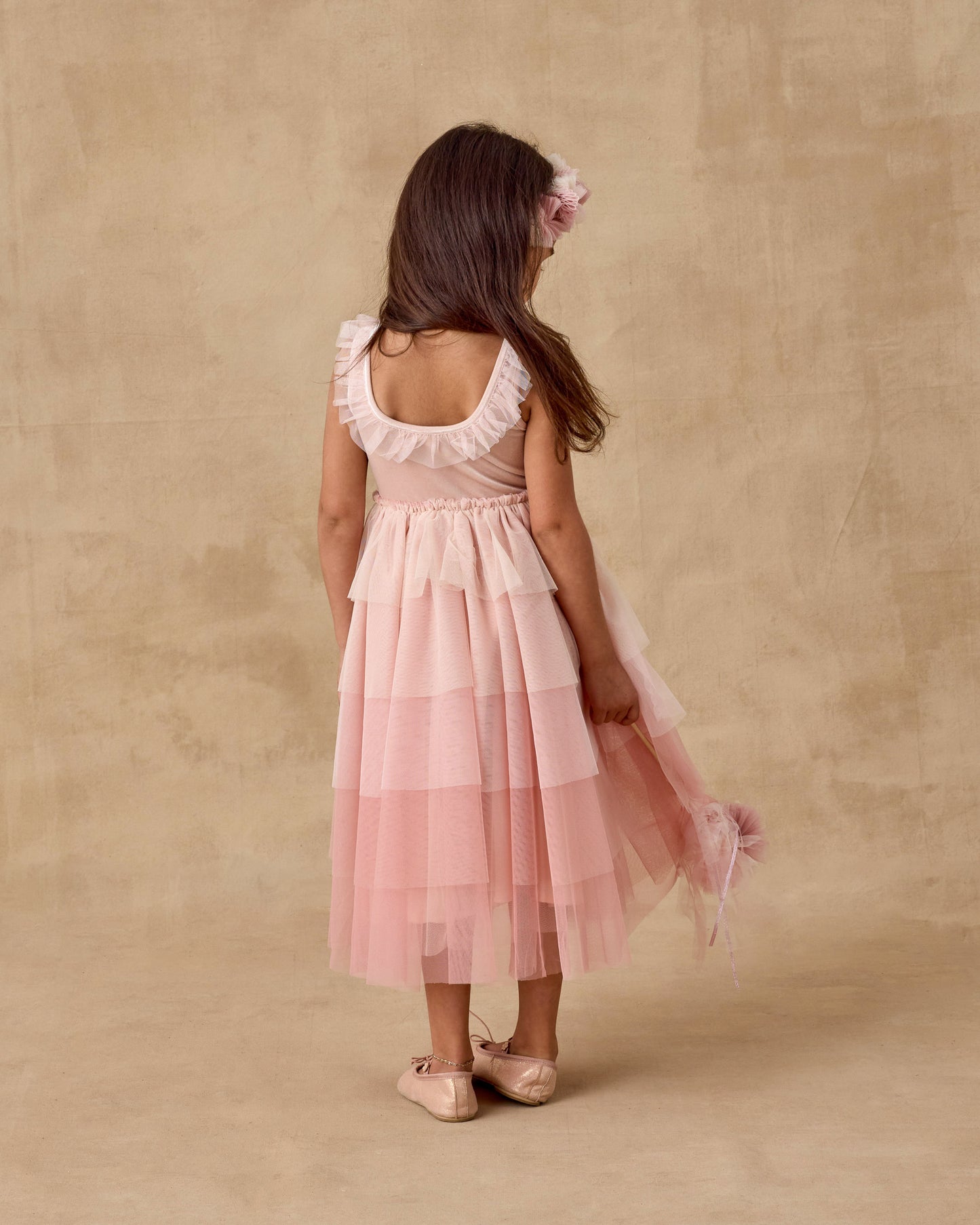 Noralee Pixie Dress Pink Ombre Antique