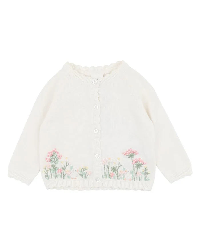 Minihaha Bonnie Hand Embroidered Cardigan