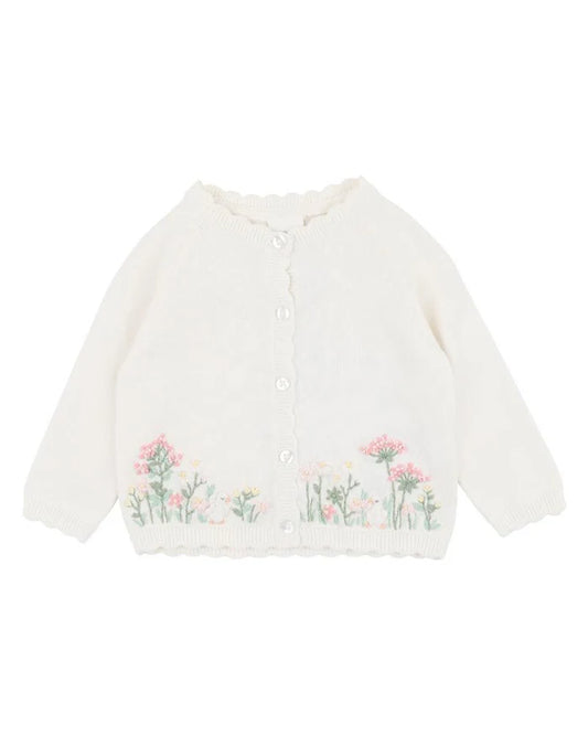 Minihaha Bonnie Hand Embroidered Cardigan