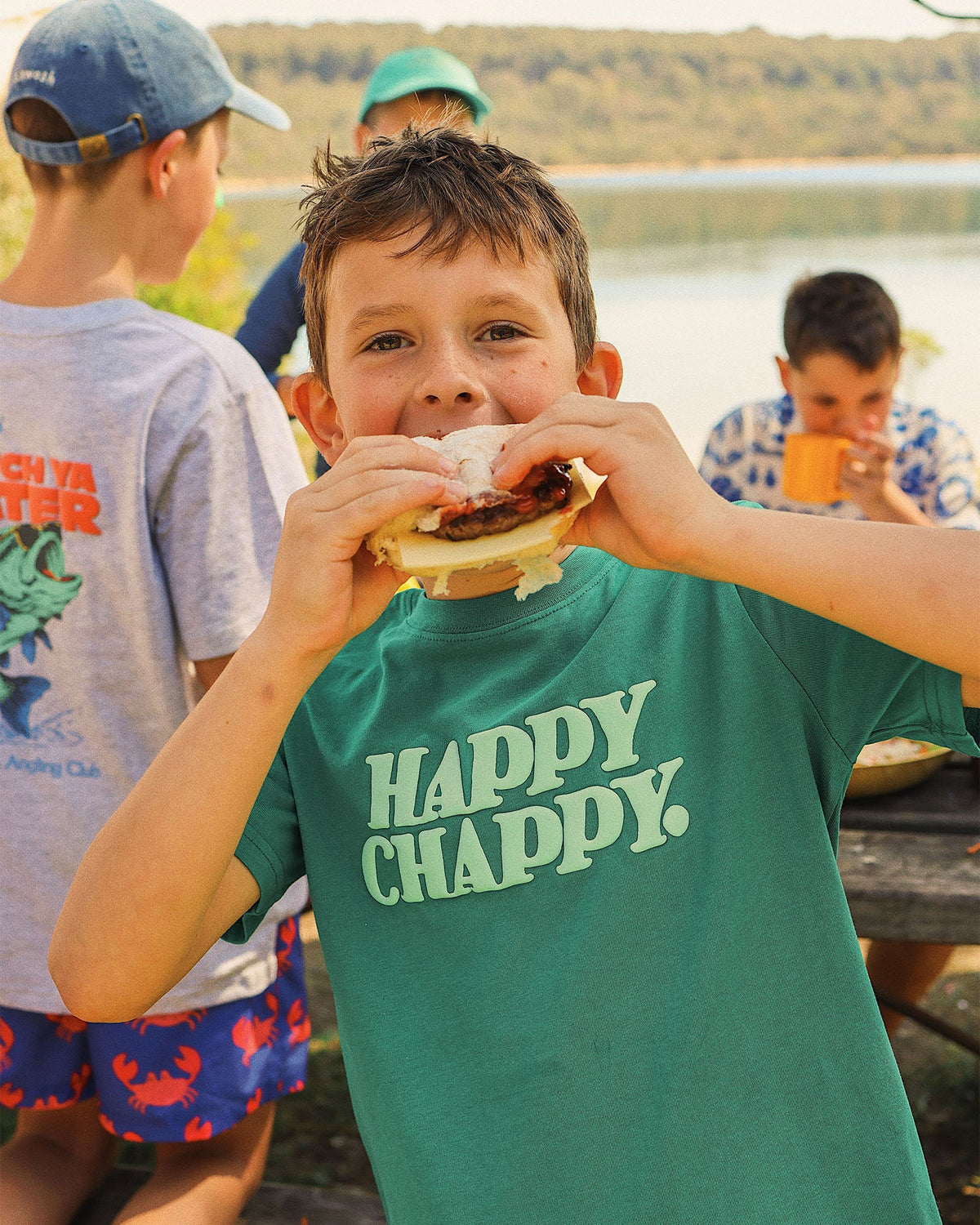 Skwosh Happy Chappy Tee Green