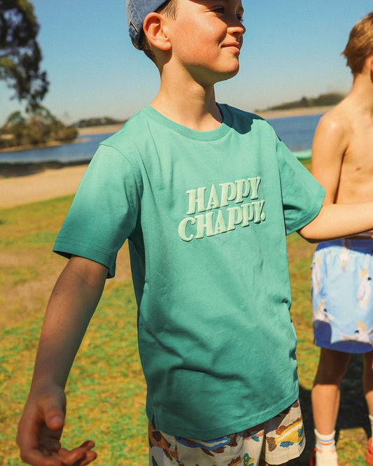 Skwosh Happy Chappy Tee Green