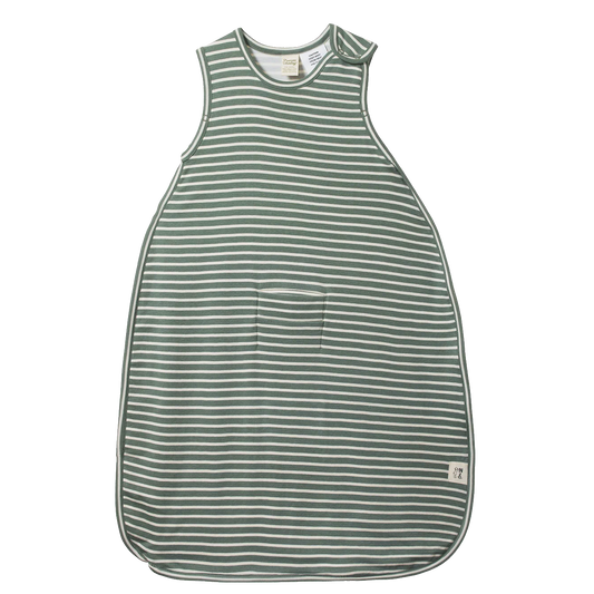 Nature Baby Organic Cotton Sleeping Bag Nettle Twin Stripe