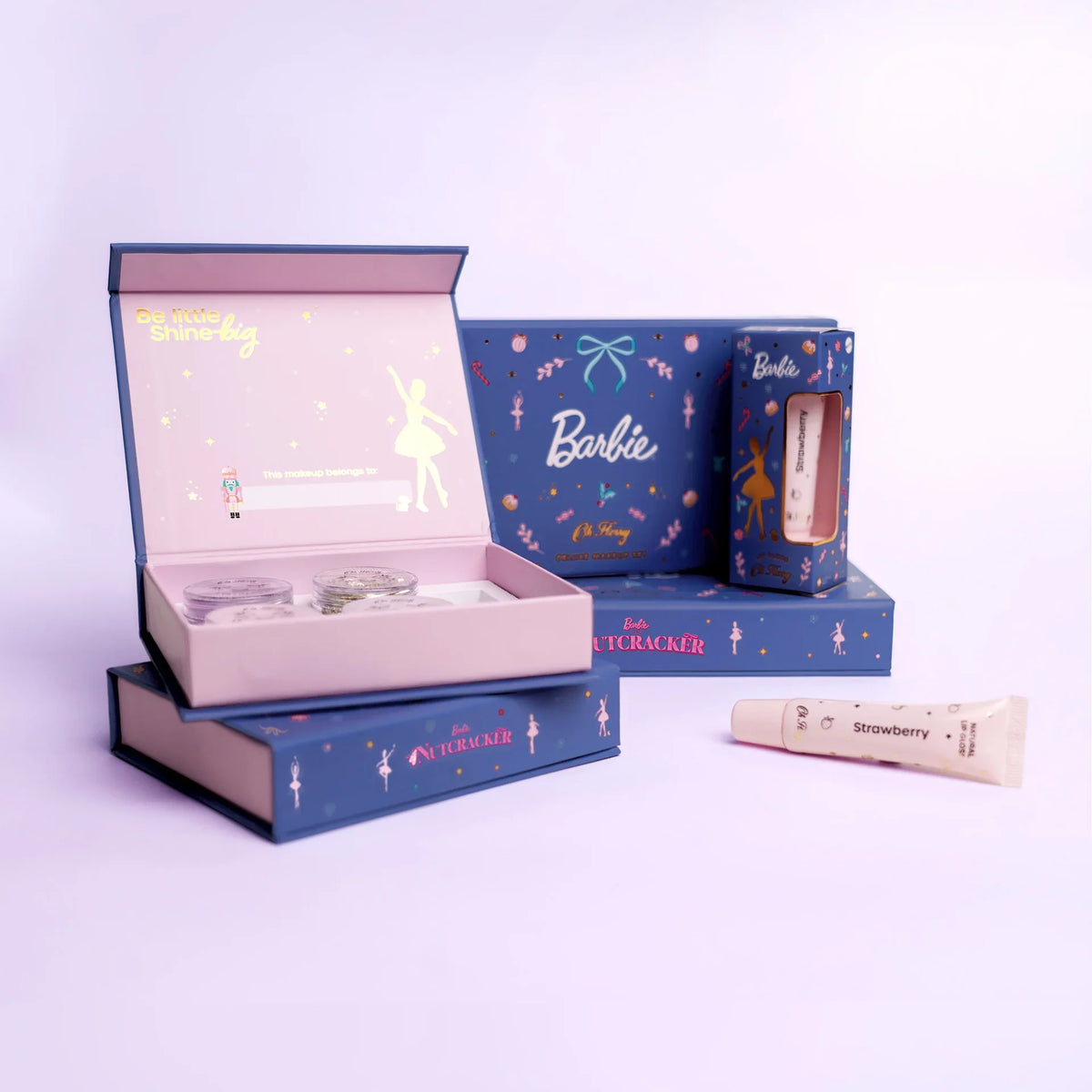 Oh Flossy x Barbie in the Nutcracker Makeup & Glitter Set