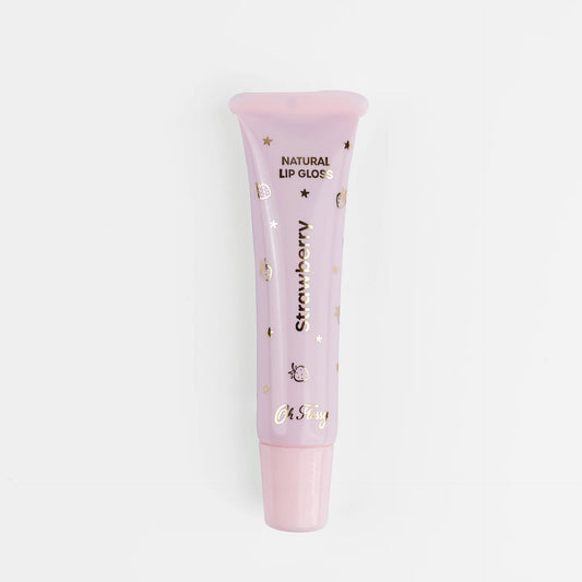 Oh Flossy Natural Lip Gloss Strawberry