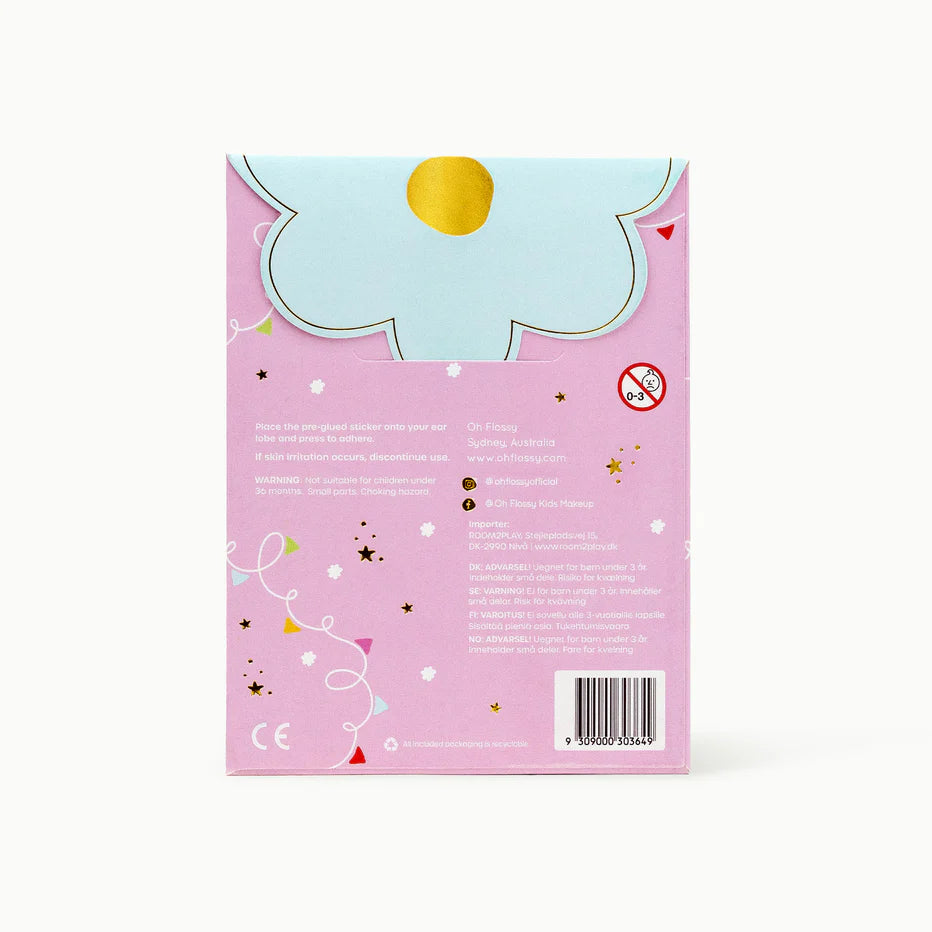 Oh Flossy Kids Stick On Earrings