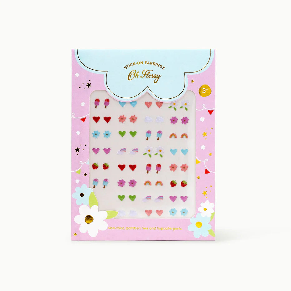 Oh Flossy Kids Stick On Earrings