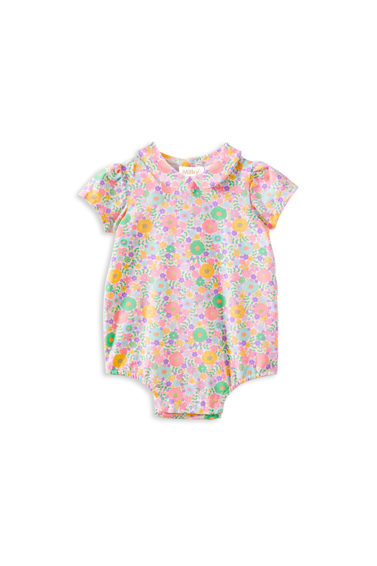 Milky Baby Pastel Garden Playsuit
