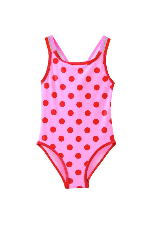 Milky Polka Dot Swimsuit