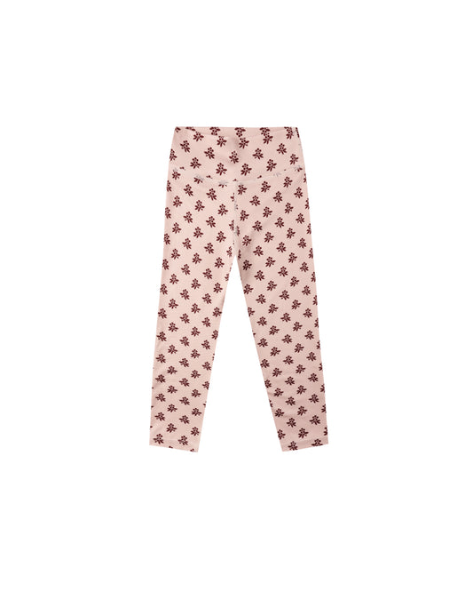 Rylee + Cru Basic Legging | Blush Fleur *Pre-Order*