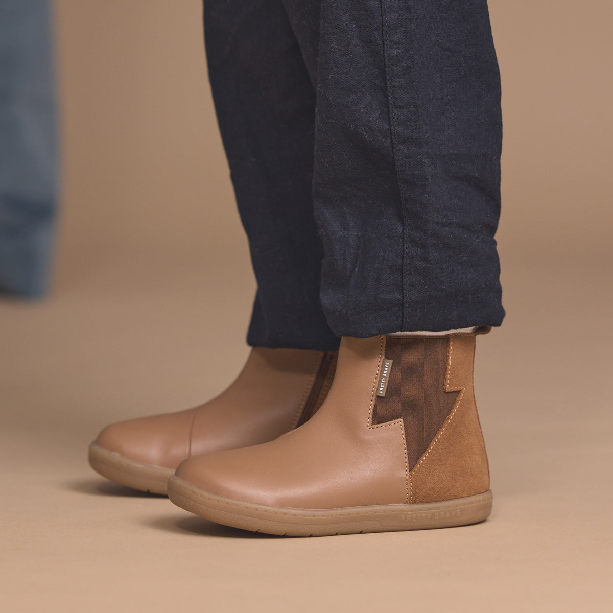 Pretty Brave Child Electric Boot Tan