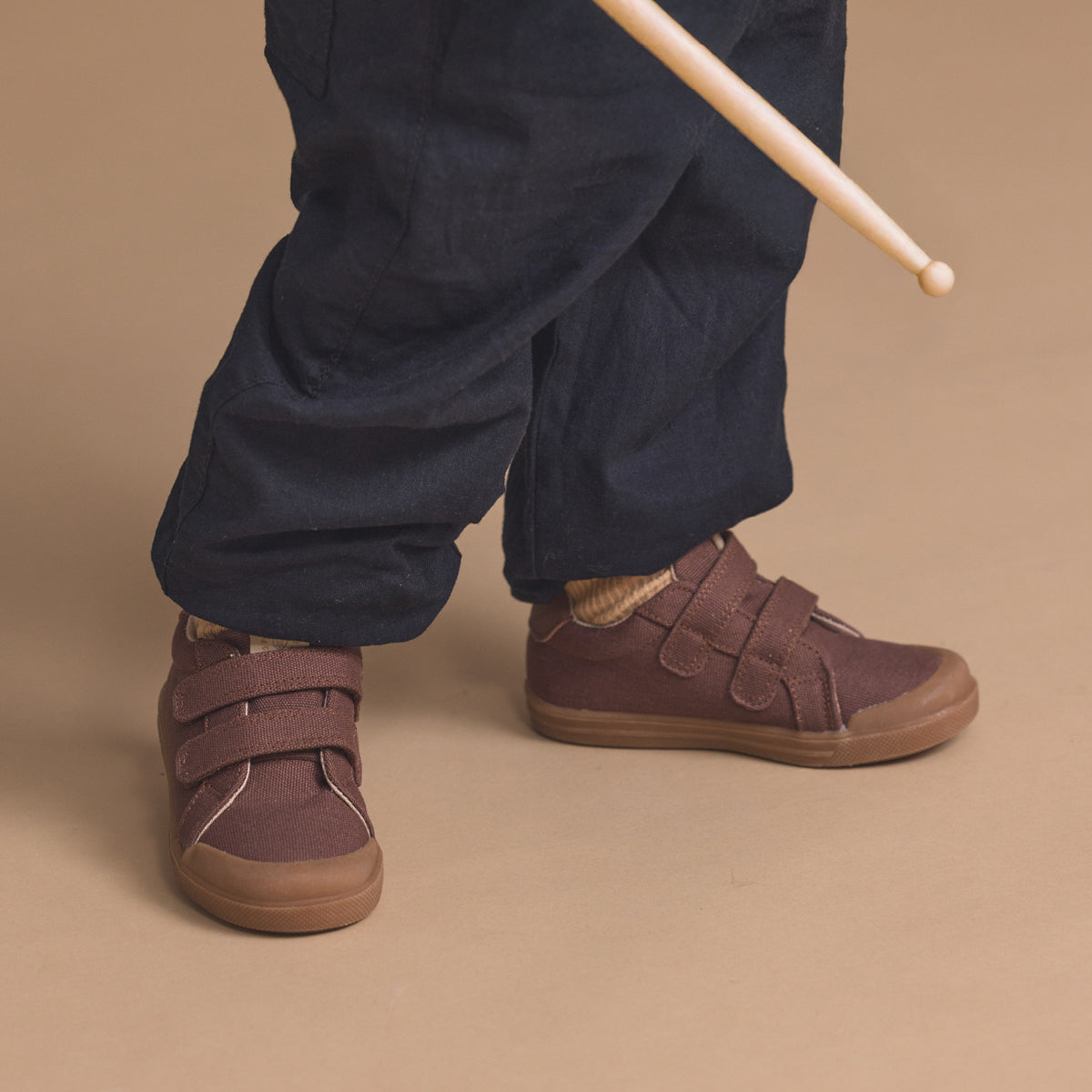 Pretty Brave Toddler / Child Otto Canvas Chocolate