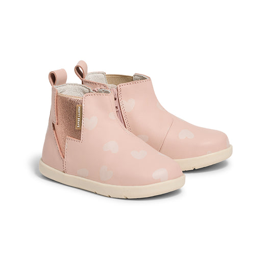 Pretty Brave Toddler Bolt Boot Hearts