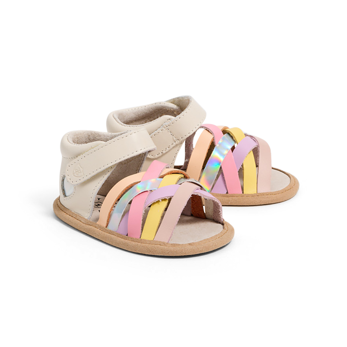 Pretty Brave Baby Sandal Ariel Rainbow