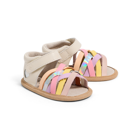Pretty Brave Baby Sandal Ariel Rainbow