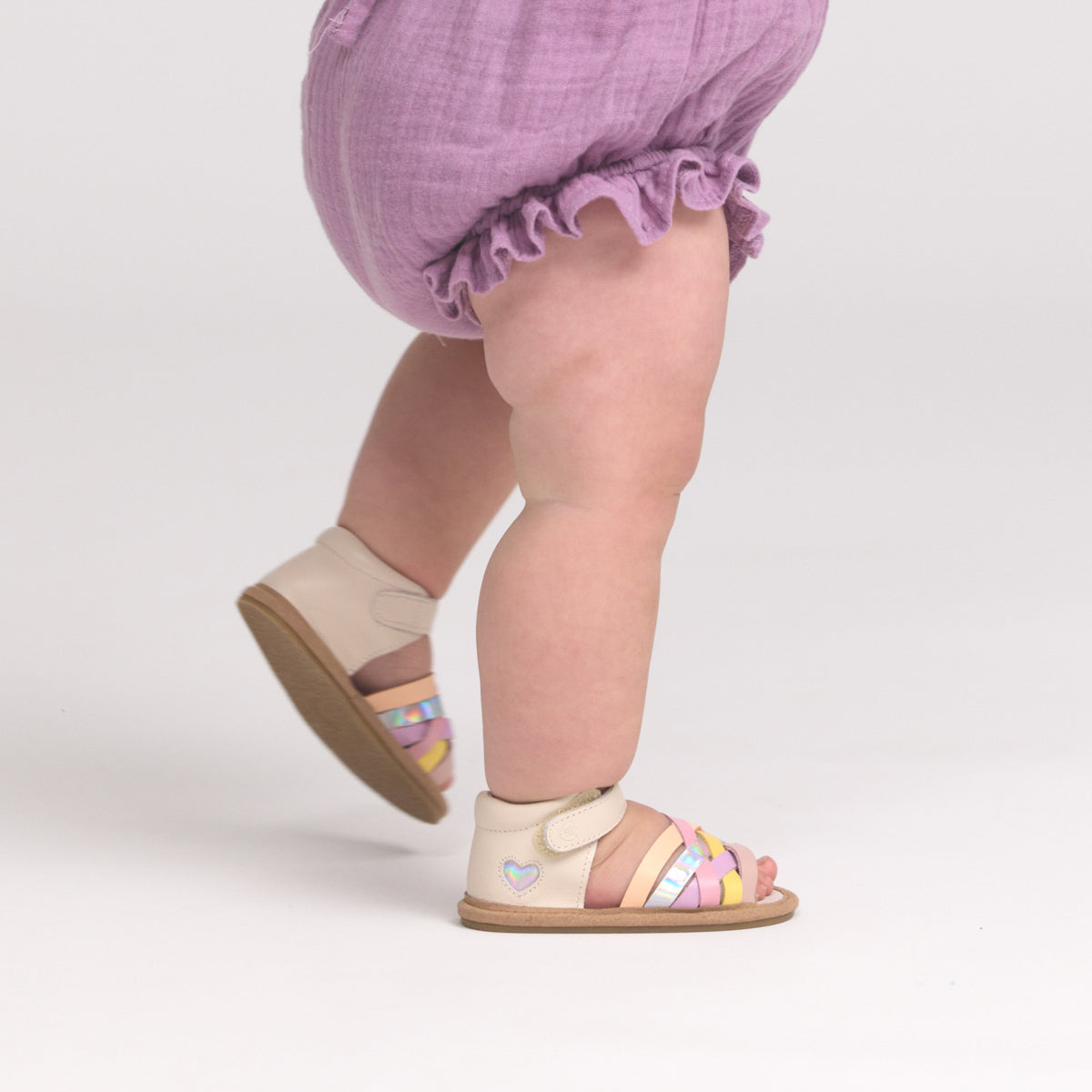 Pretty Brave Baby Sandal Ariel Rainbow