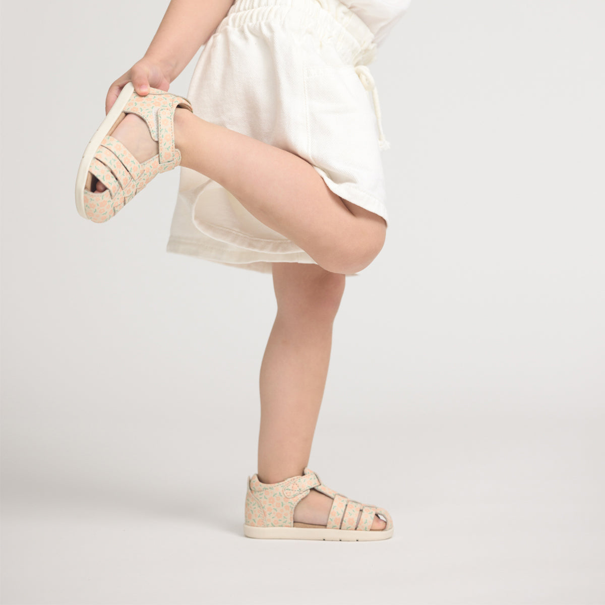 Pretty Brave Toddler Sandal Billie Peach Meadow