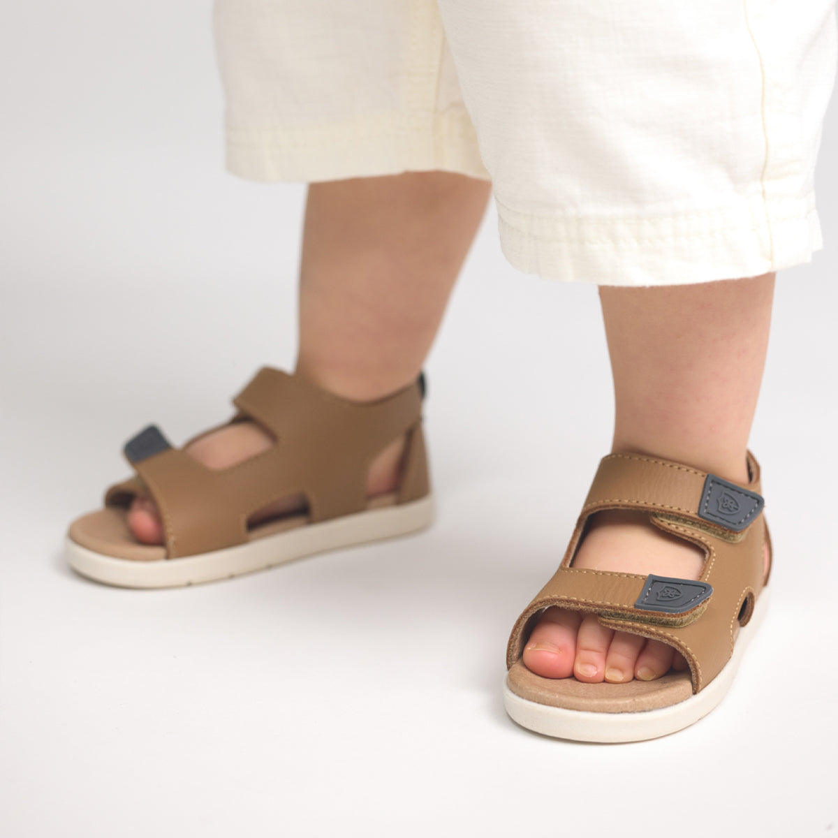 Pretty Brave Toddler Sandal Jack Tan