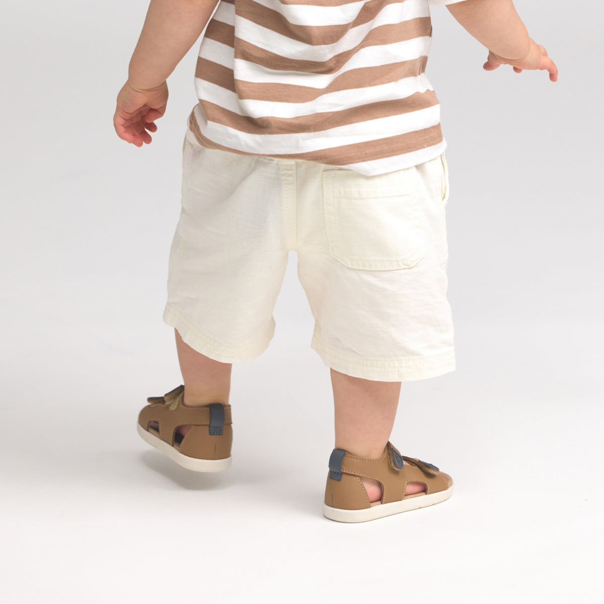 Pretty Brave Toddler Sandal Jack Tan