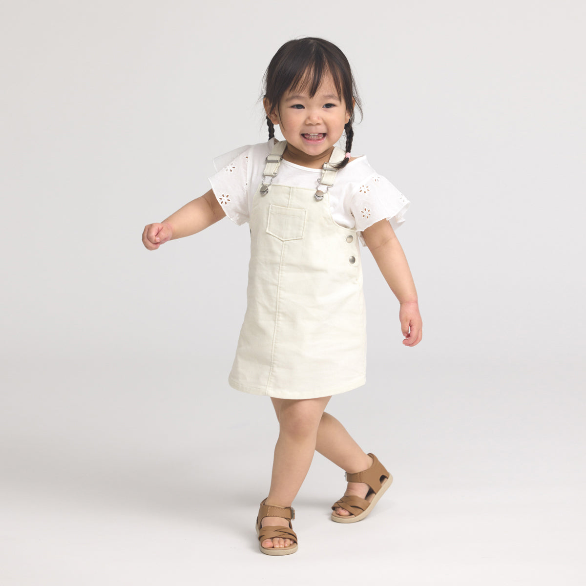 Pretty Brave Toddler Sandal Lily Tan