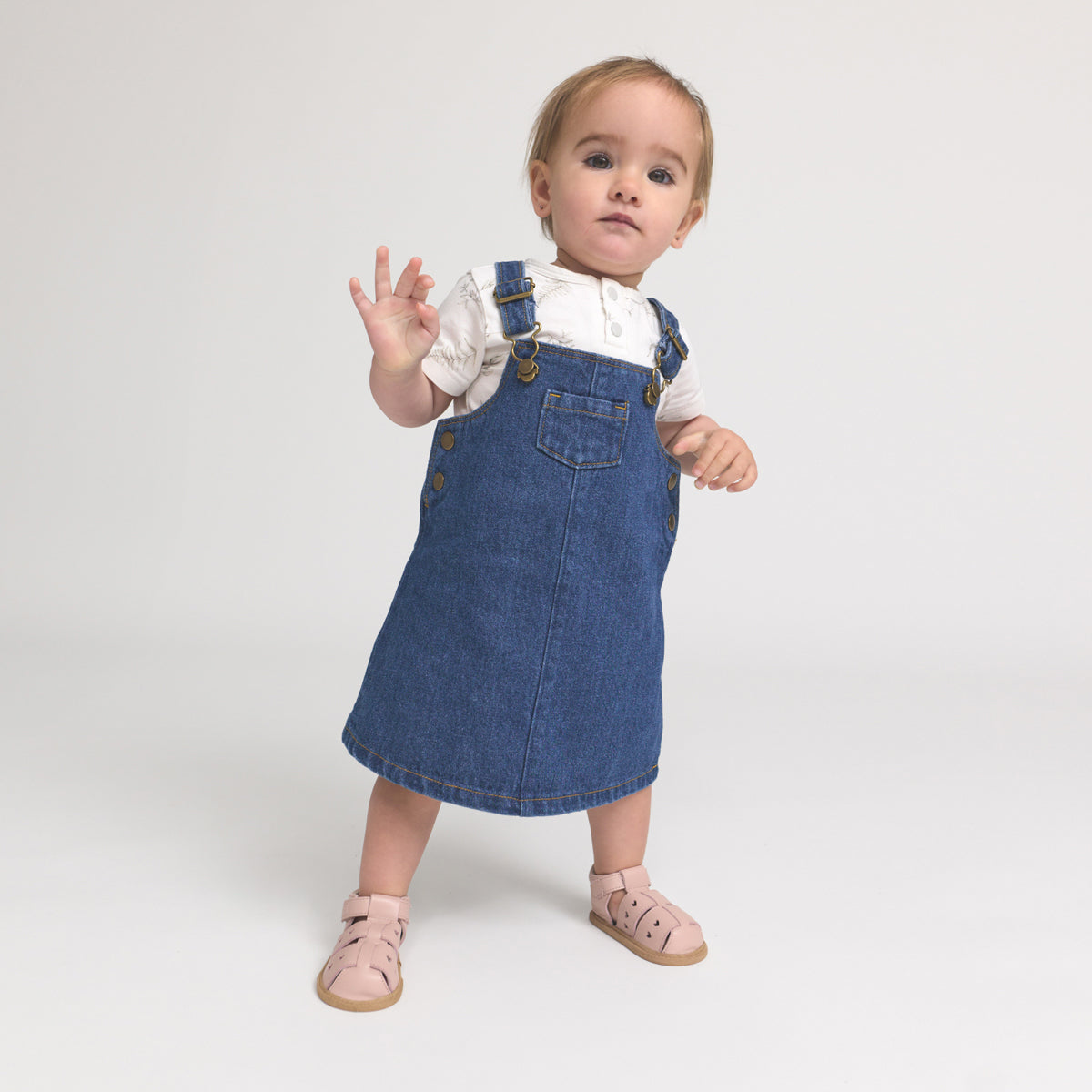 Pretty Brave Baby Sandal Maya Blush
