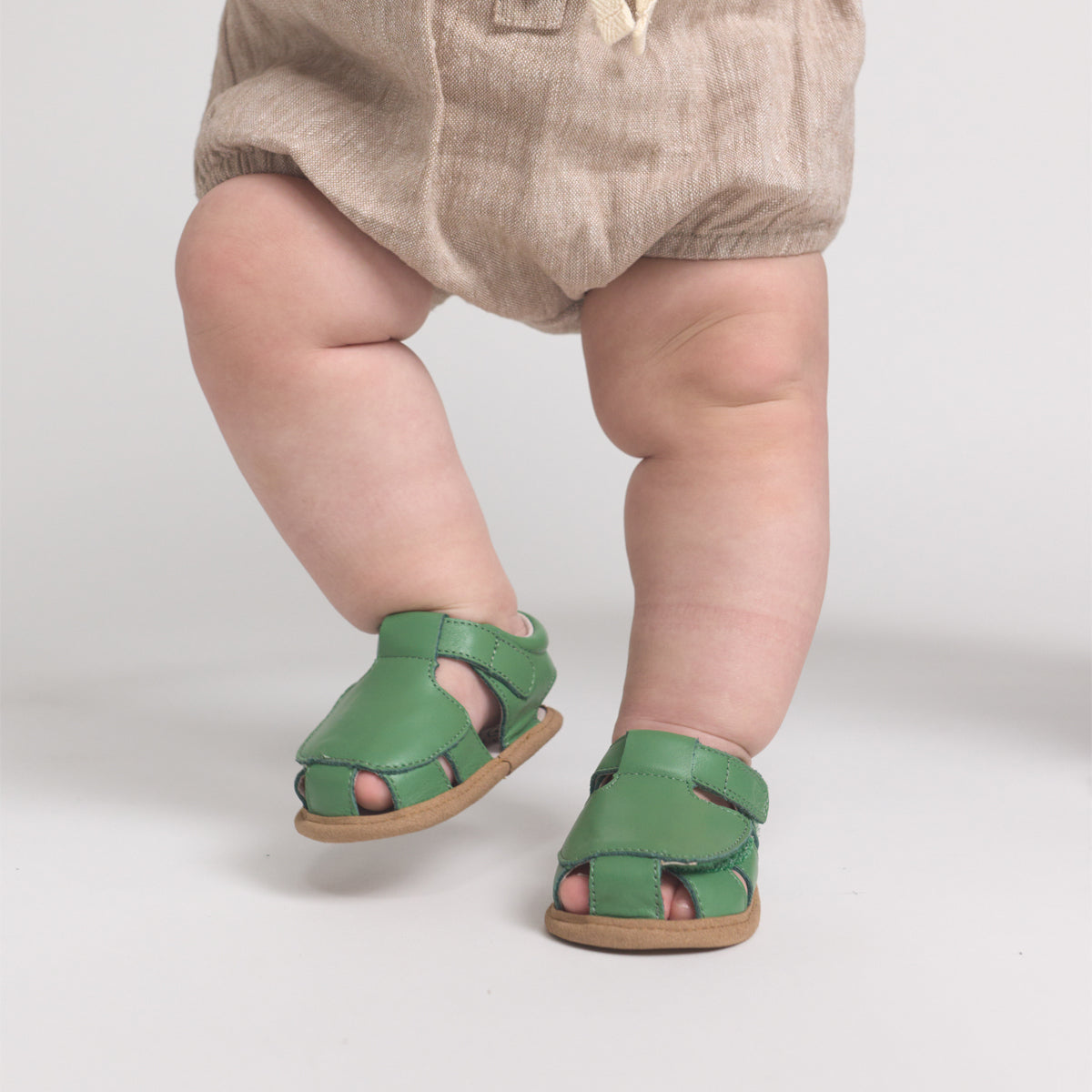 Pretty Brave Baby Sandal Milo Grass