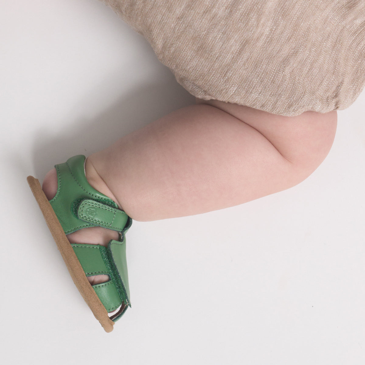 Pretty Brave Baby Sandal Milo Grass