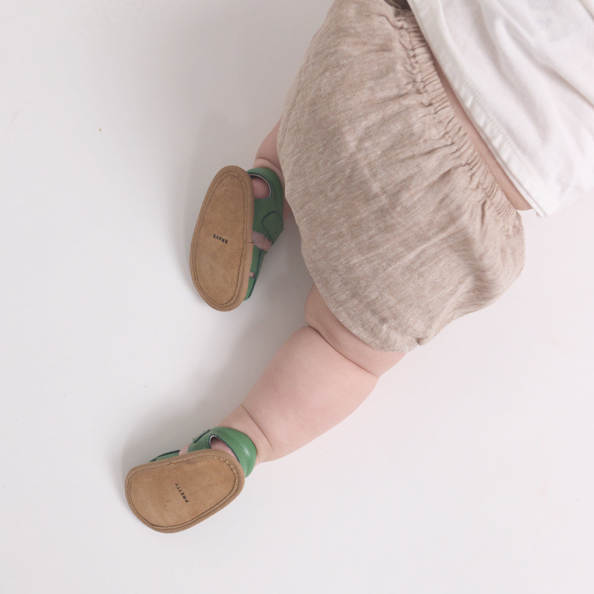 Pretty Brave Baby Sandal Milo Grass