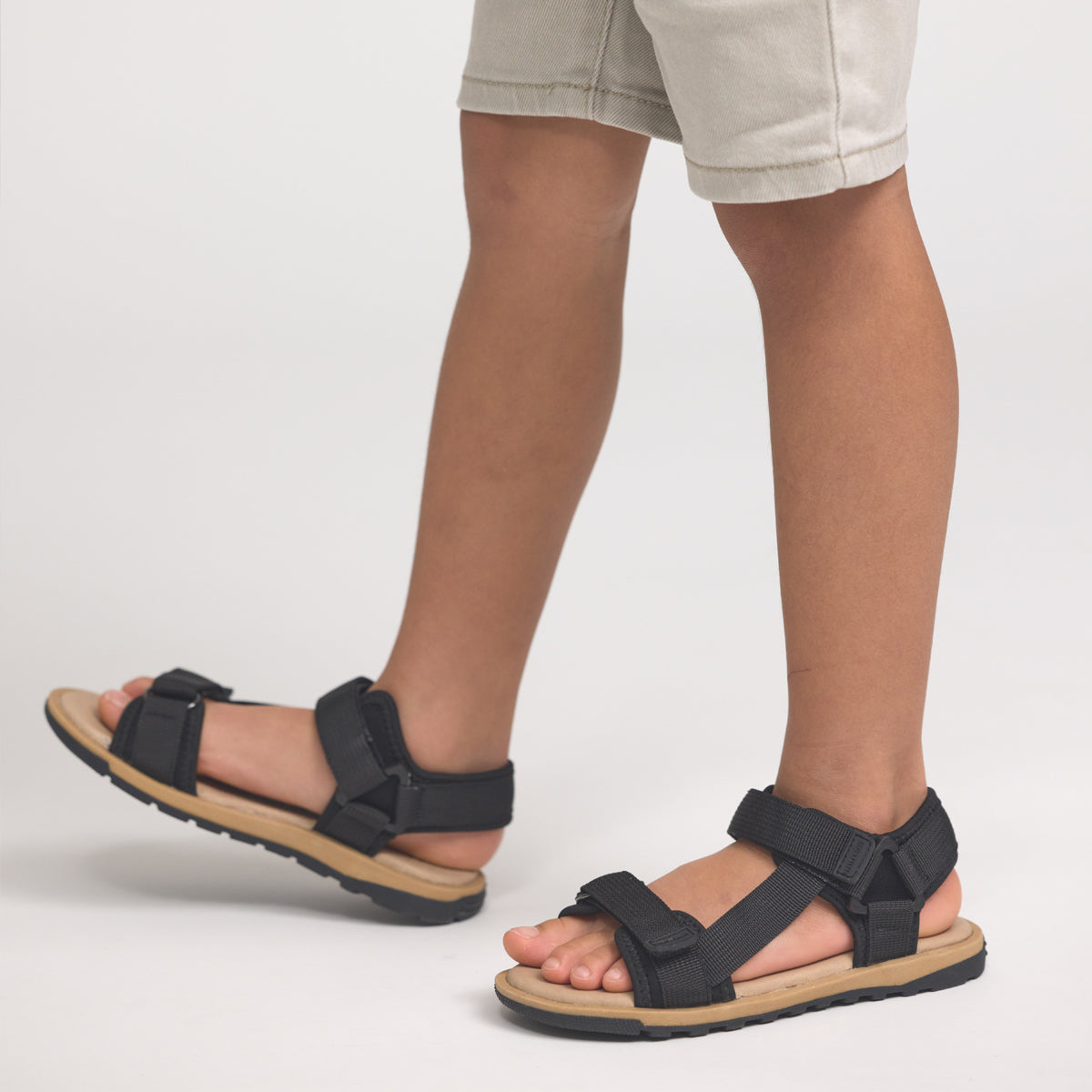 Pretty Brave Toddler / Child Sandal Otis Black