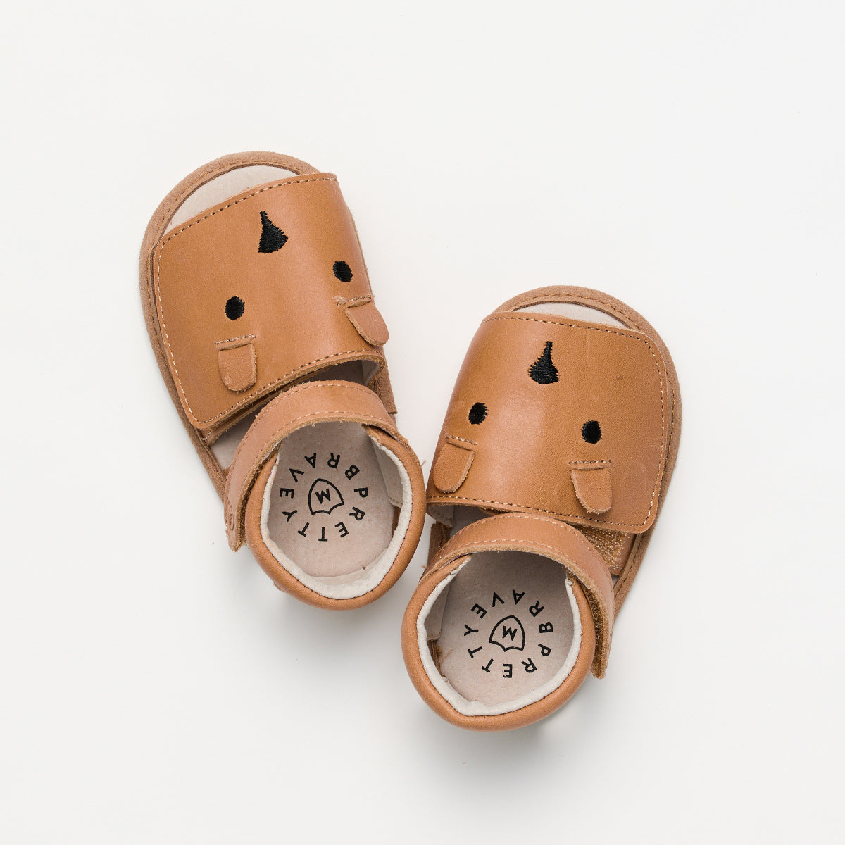 Pretty Brave Baby Sandal Teddy Tan