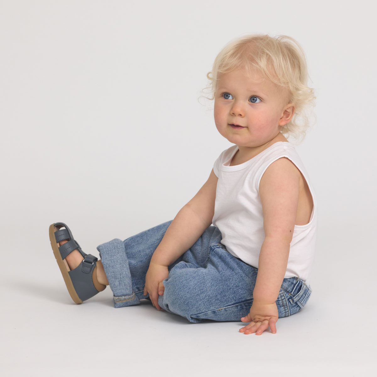 Pretty Brave Toddler Sandal Theo Indigo