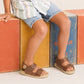 Pretty Brave Child Sandal Blake Toffee