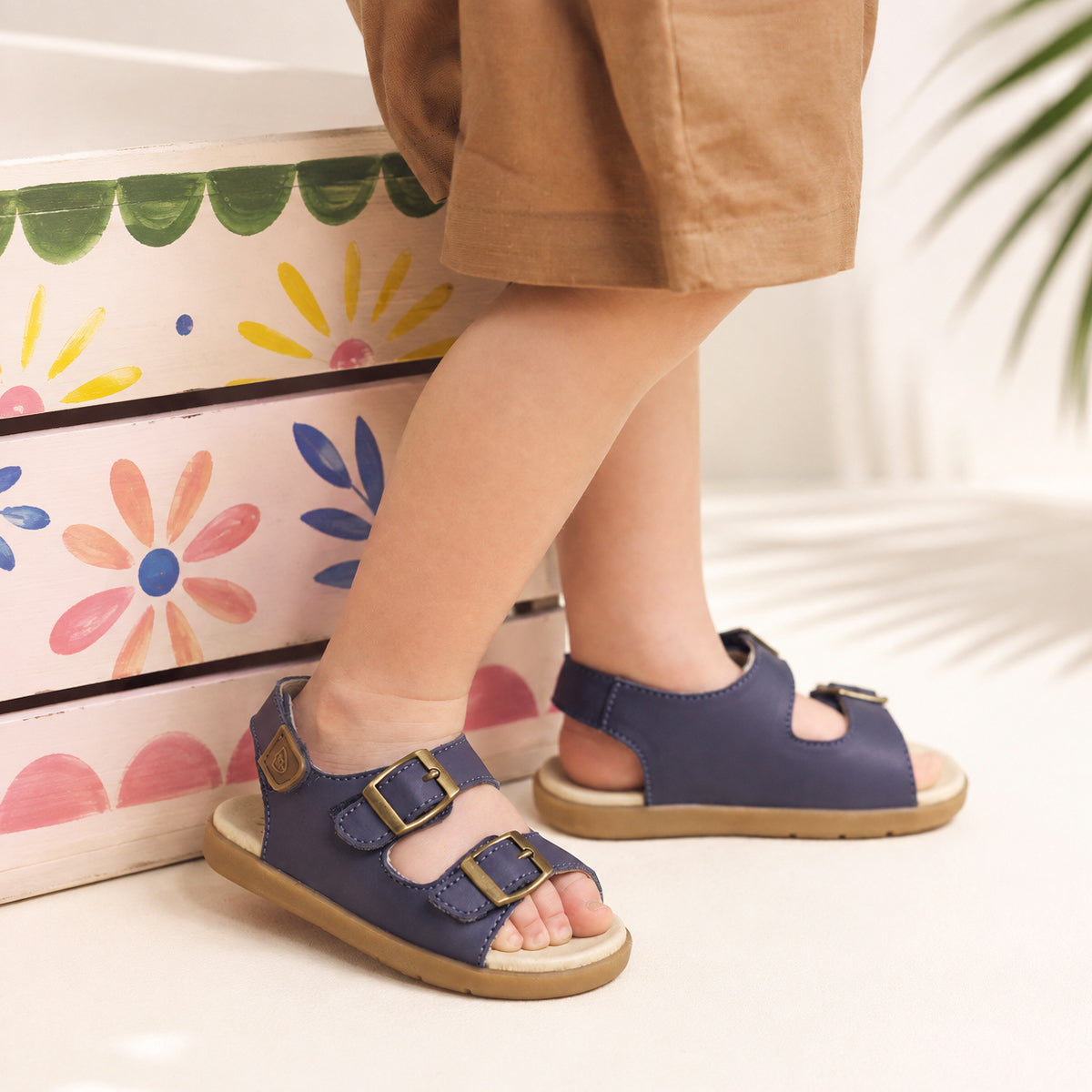 Pretty Brave Little Kids Sandal Beau Indigo