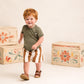 Pretty Brave Little Kids Sandal Beau Toffee