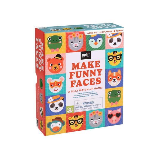 Le Petit Collage Make Funny Faces Matching Game