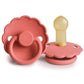 Frigg Daisy Natural Rubber Pacifiers Poppy