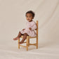 Quincy Mae Pointelle Skirted Bodysuit | Lilac Disty