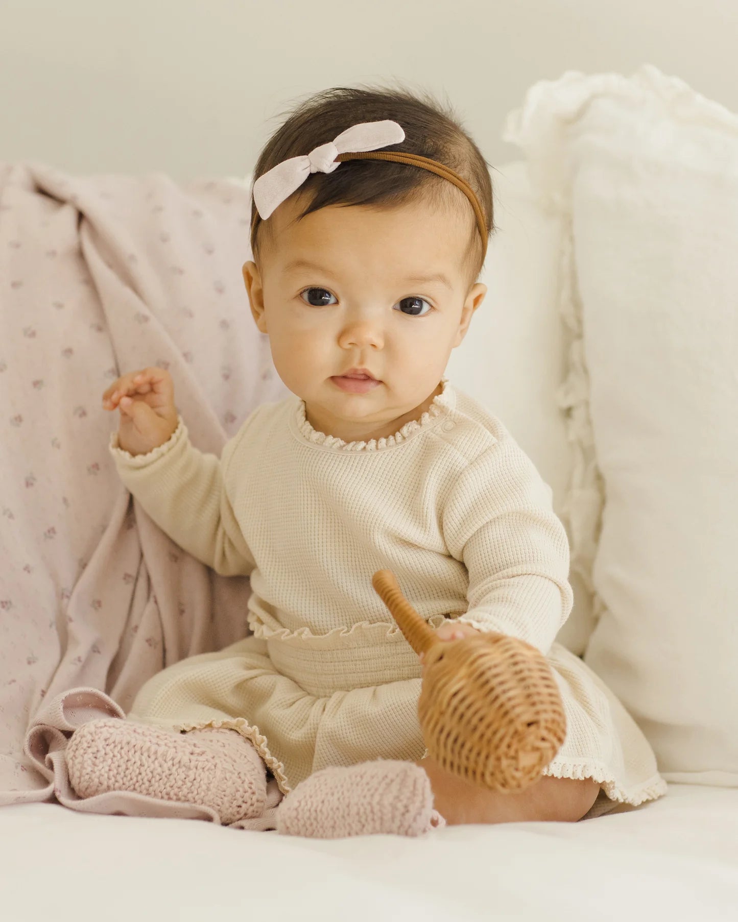 Quincy Mae Skirted Bloomer | Natural