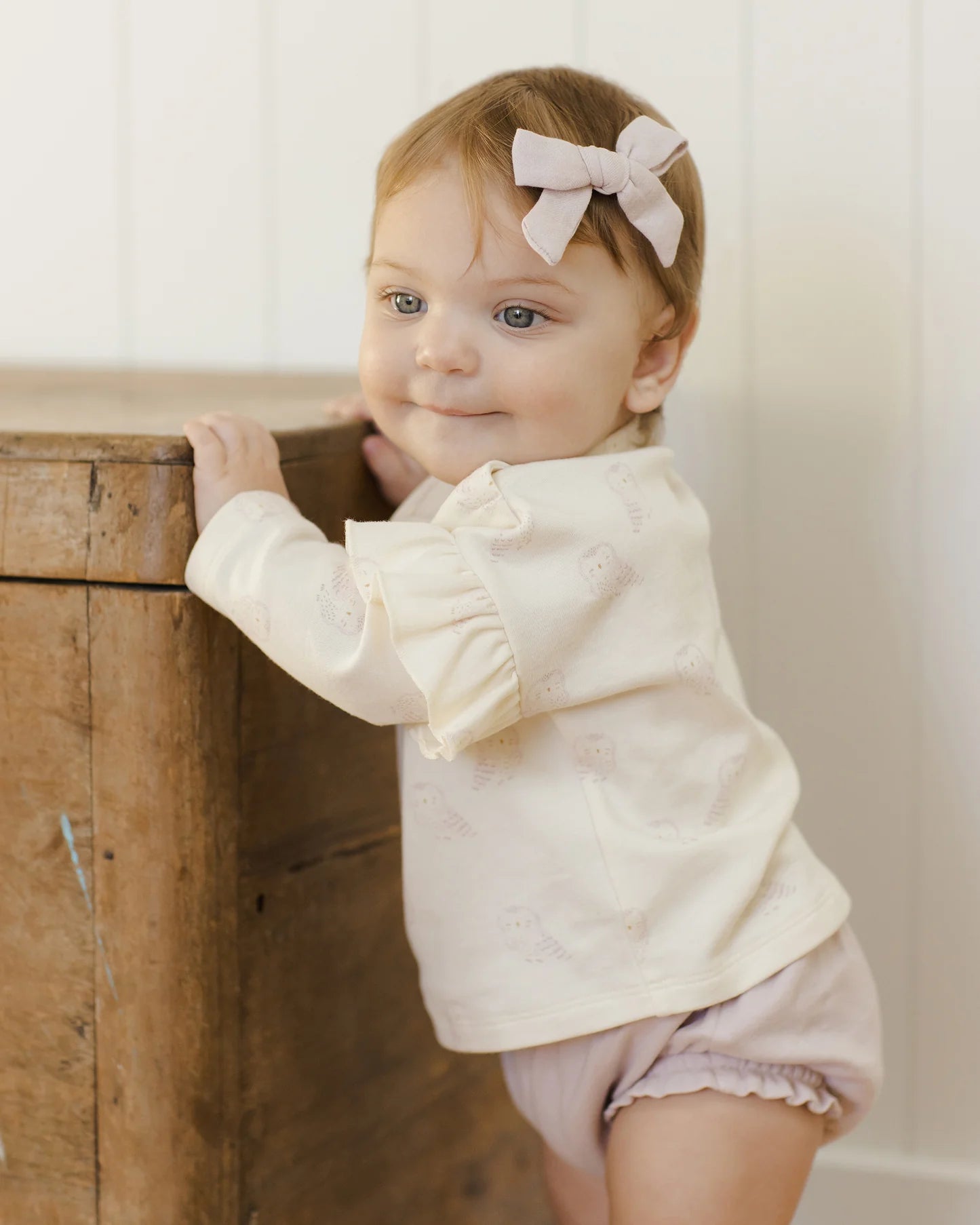 Quincy Mae Gathered Bloomer | Lilac