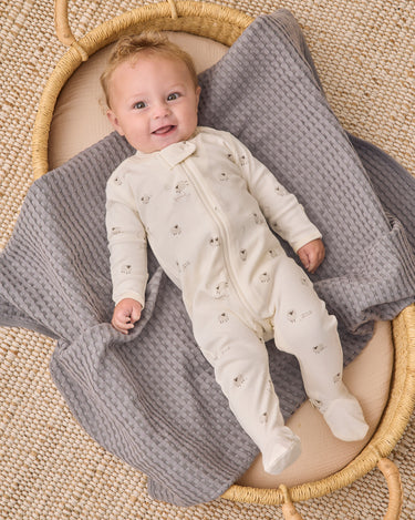 Quincy Mae Zip Long Sleeve Sleeper Footie Sheep