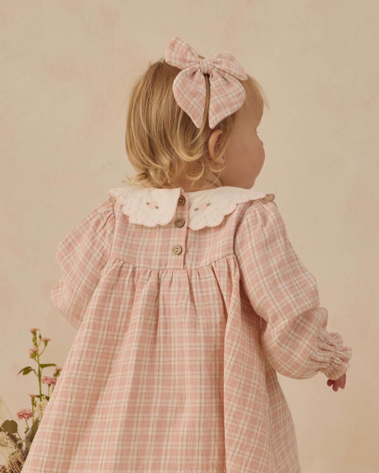 Quincy Mae Callie Dress Pink Plaid