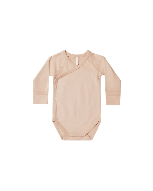Quincy Mae Side Snap Bodysuit Shell