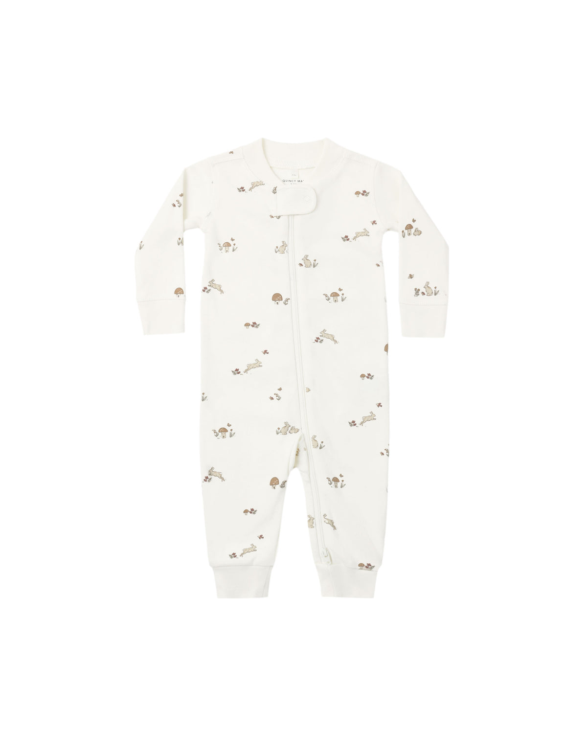 Quincy Mae Zip Long Sleeve Sleeper Bunnies