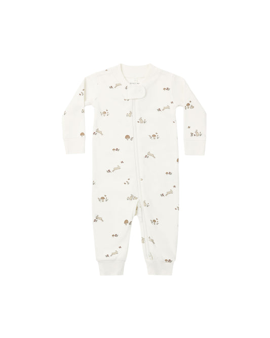 Quincy Mae Zip Long Sleeve Sleeper Bunnies