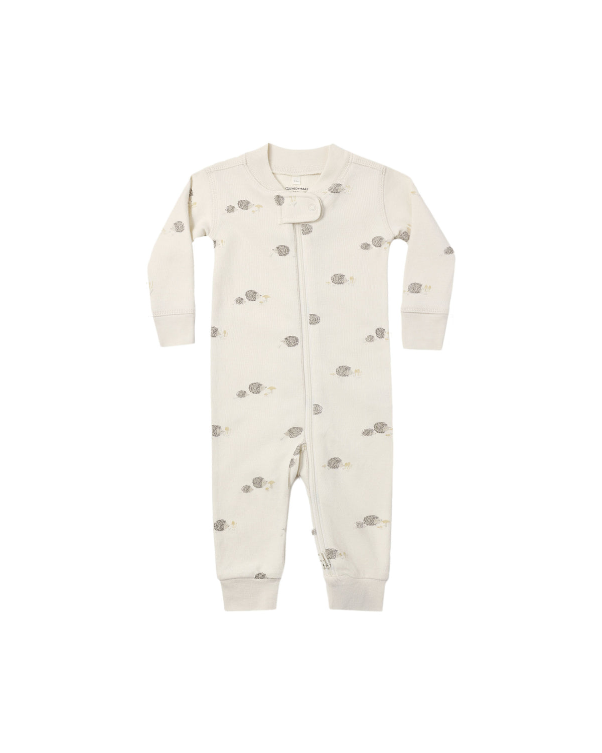 Quincy Mae Zip Long Sleeve Sleeper Hedgehog